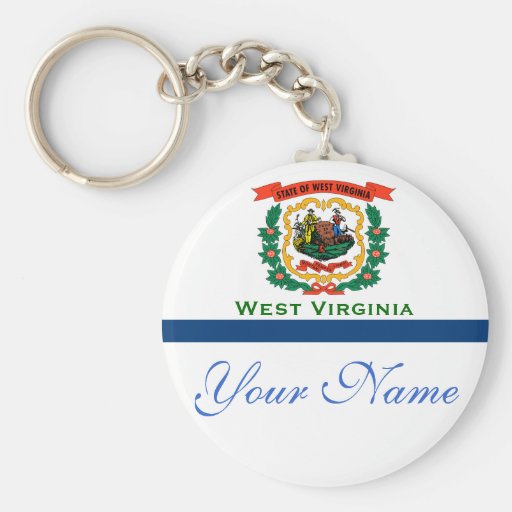 West Virginia-  FLAG Key Chain