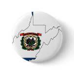 West Virginia Flag Map