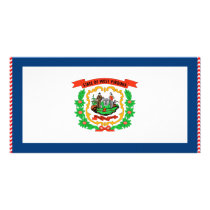 West Virginia Flag photo cards