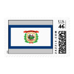 West Virginia Flag Postage Stamp