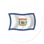 West Virginia Flag Sticker