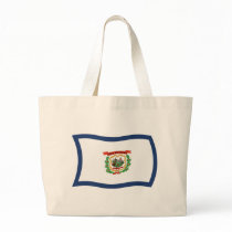 West Virginia Flag Tote Bag