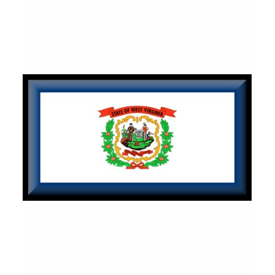 West Virginia Flag Tee Shirt by jacinto888