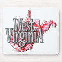 West Virginia Full of Hearts mousepads