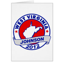 West Virginia Gary Johnson Card