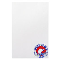 West Virginia Gary Johnson Stationery