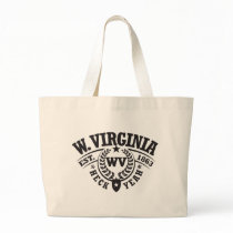 West Virginia, Heck Yeah, Est. 1863 Tote Bags