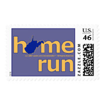 West Virginia Home Run Outlined postage by stampstore West Virginia Home Run Outlined postage