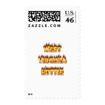 West Virginia Hottie fire and flames postage