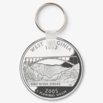 West Virginia keychains by StateQuarters West Virginia keychains