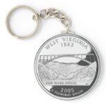 West Virginia keychains