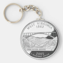 West Virginia Keychain