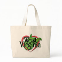 West Virginia Love Hug bags by Curious_Dreams West Virginia Love Hug bags