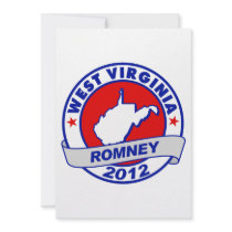 West Virginia Mitt Romney Personalized Invites