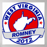 West Virginia Mitt Romney Print