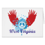 West Virginia Peace Sign Cards