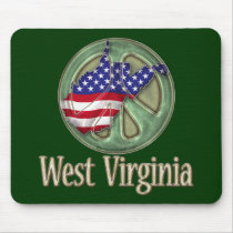 West Virginia Peace State mousepads