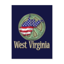 West Virginia Peace State postcards