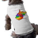 West Virginia Rainbow Dog Tee Shirt