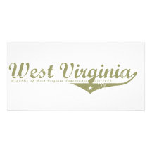 West Virginia Revolution T-shirts Custom Photo Card