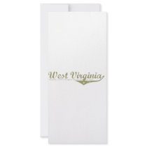 West Virginia Revolution T-shirts Full Color Rack Card