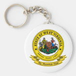 West Virginia Seal Key Chain