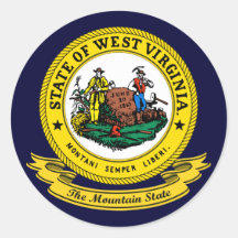 West Virginia Seal Sticker