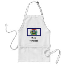 West Virginia State Flag Apron
