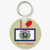 West Virginia State Flag keychains