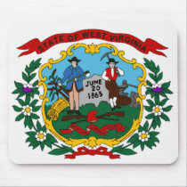 West Virginia State Flag Mousepad