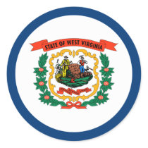 West Virginia State Flag stickers by 1791dotus West Virginia State Flag stickers