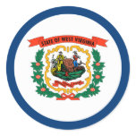West Virginia State Flag Sticker
