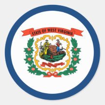 West Virginia State Flag Sticker
