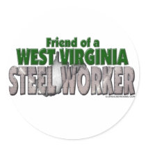 West Virginia Steel Worker stickers