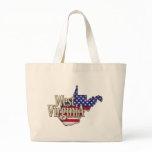 West Virginia USA Flag Bag