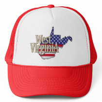 West Virginia USA Flag Hat by Curious_Dreams West Virginia USA Flag Hat