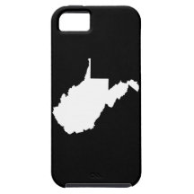 West Virginia White and Black iPhone 5 Covers