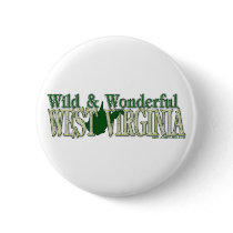 West Virginia Wild and Wonderful_2 Pinback Buttons