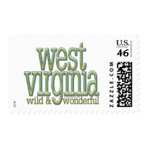 West Virginia-wild and wonderful_8 Postage Stamp