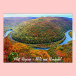 West Virginia Wild and Wonderful card cards