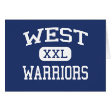 West Warriors Middle School Muscatine Iowa Card
