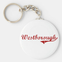 Westborough Massachusetts Classic Design Key Chain