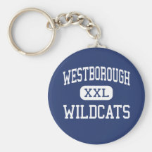 Westborough - Wildcats - South San Francisco Key Chain