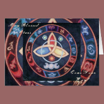 Western Astrology Wheel cards
