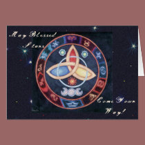 Western Astrology Wheel cards