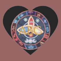 Western Astrology Wheel stickers