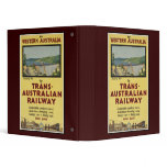 Western Australia by Trans-Australian Railway Vinyl Binder