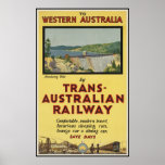Western Australia by Trans-Australian Railway Poster