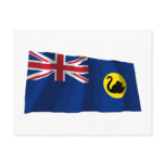Western Australia Waving Flag Post Card