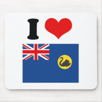 Western Australian Flag Mouse Pad